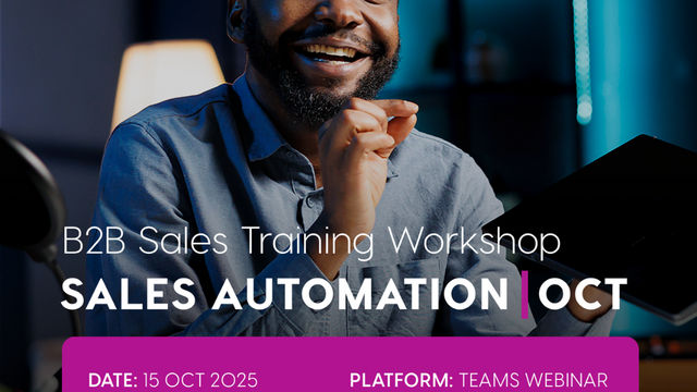 B2B Sales Training Workshop - Sales Automation October